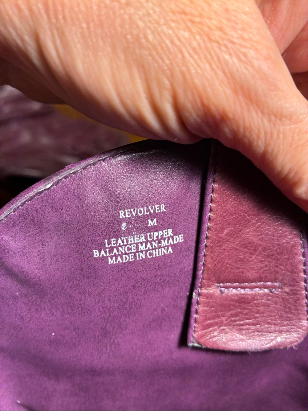 Y2K Steve Madden Purple Leather Slouch Western Boots Ombré Heel Size 8.5 - Picture 8 of 16